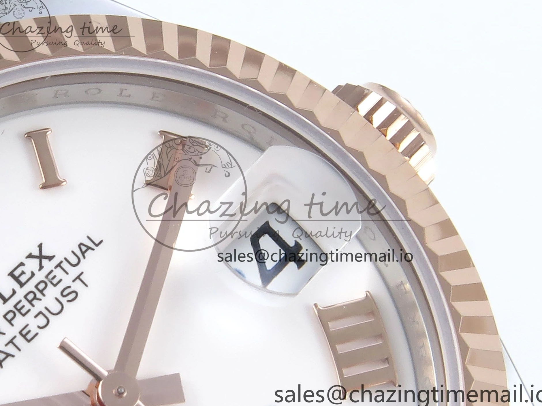 MiroTime 1230 Casual DateJust 31 278271 ARF 1:1 Best Edition 904L Steel White Roman Dial on SS RG Oyster Bracelet ETA 521